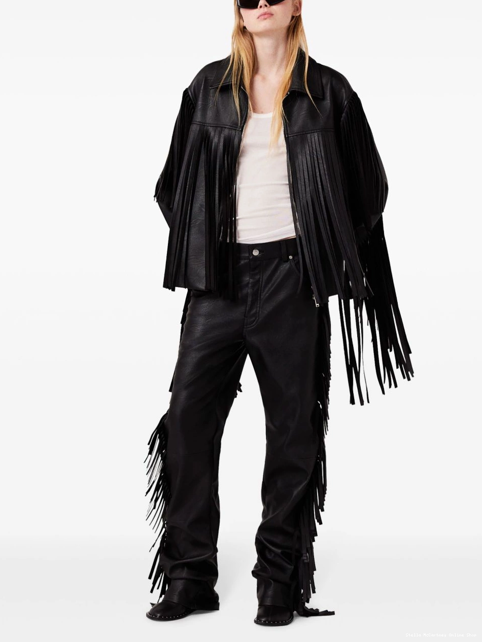 Affordable McCartney jacket fringe-detail Stella Women zip-up 0722